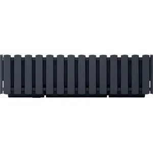Flower box Prosperplast Boardee Fencycase DDEF600 — anthracite (DDEF600-S433)