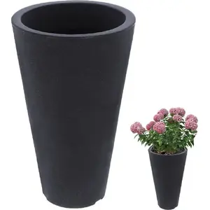 Garden round outdoor planter Vilde 45 cm — large flower pot