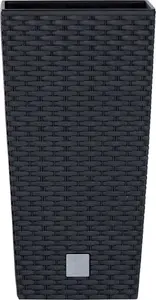Flower pot Prosperplast Rato square height 50 cm — anthracite
