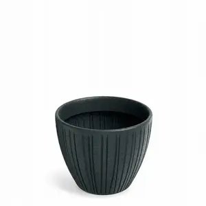 Flower pot Prosperplast FERO Round Midl TFRO30-106GR — concrete look, round, mid size