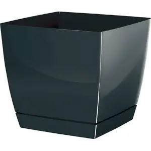 Podziņa Prosperplast DUKP100-426U kvadrātveida, krāsa Grafīta, izmērs 10×10×7,5 cm