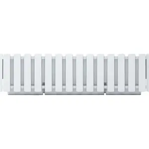 Balcony planter Prosperplast Boardee Fencycase DDEF600 white — rectangular 60 cm