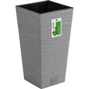 Flower pot Prosperplast Donica Furu DFSH200 grey — outdoor/indoor planter, model DFSH200