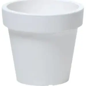 Flower pot Prosperplast Lofly, diameter 20 cm, white