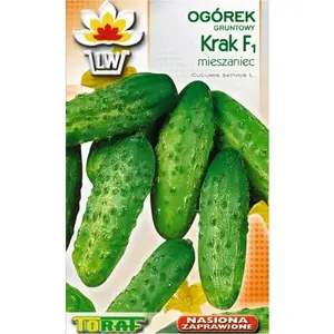 Toraf seed packet Toraf Nasiona Ogórek Gruntowy Krak — cucumber open-ground variety, garden seeds (packet)