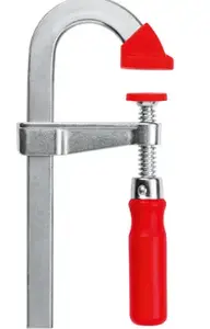 U-clamp Erdi LMU20/5 — clamp opening 20 cm, stainless steel, red