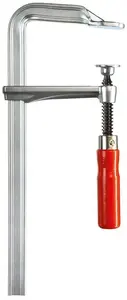 F-clamp Bessey GZ20 — 20 cm opening, aluminium bar, red handle