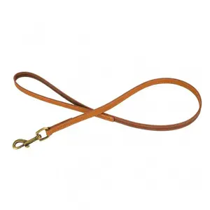 Leather leash barry king 15 mm × 100 cm beige