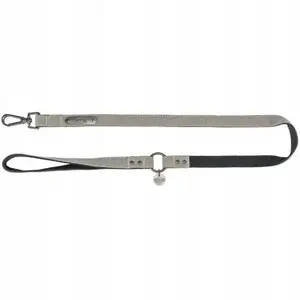 Leash Trixie CityStyle cotton light gray M–L 1.00 m × 20 mm