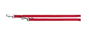 Trixie TRIXIE 20083 standard 2 m nylon lead for dog and cat, 2 cm width, red