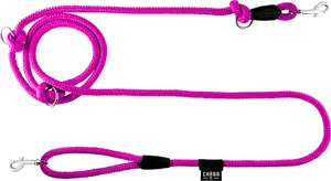 Leash Chaba model CHABA SMYCZ LINKA REGULOWANA “S” 6 mm × 2.6 m, fuchsia