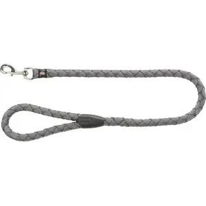 Leash Trixie Cavo for dog, graphite, size S–M 1.00 m × 12 mm