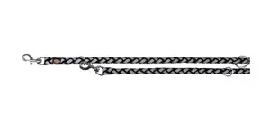 Leash Trixie TX-13591 cord style 2 m length 1.8 cm width Black for dogs and cats