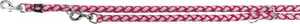Adjustable Reflective Dog Leash Trixie Cavo Reflect L–XL, 2.00 m length × 18 mm width, fuchsia