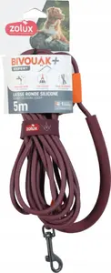 ZOLUX Bivouak 5m red dog leash — 5 m length, durable walking lead