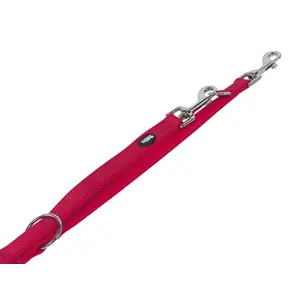 Double Dog Lead Nobby 80528-01 — 2 m Red Nylon, 2 cm Width