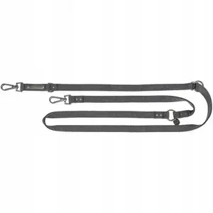 Leash Trixie V for dog cotton black S–M 2.00 m 13 mm