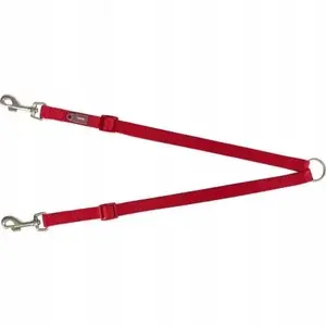 Leash Splitter (rożdzielacz) Trixie for Tape Leads, Red, Size M–L 40–70 cm, 20 mm