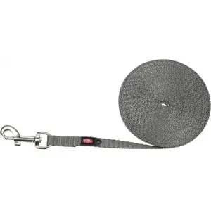 Leash Trixie TRIXIE 19800 tape lead for dog and cat, 5 m length, 1 cm width, Graphite