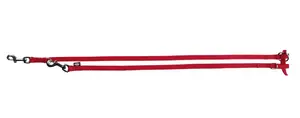 Leash Trixie TRIXIE 20103 2 m red nylon tape lead 1 cm width for dogs and cats