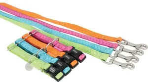 Pet leash ZOLUX Mac Leather 25 mm width, 1.2 m length, orange