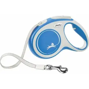 Retractable leash Flexi New Comfort M, 5 m tape, blue