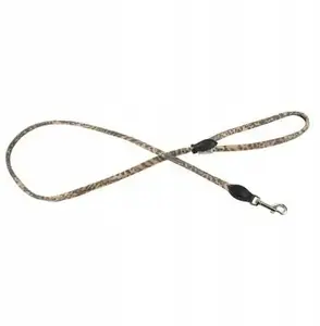 Leash barry king CHEETAH pattern round rope 8 mm x 120 cm for dogs