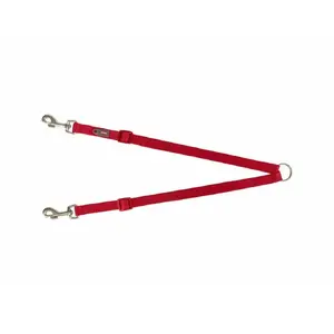 Trixie double leash connector 0.7 m red — Trixie Premium XS/S