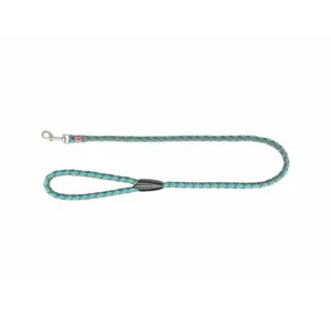 Leash Trixie Cavo S/M 1 m gray-blue — braided rope leash for small/medium dogs
