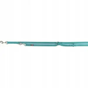Leash Trixie Premium adjustable double-sided tape aqua XS–S 2.00 m, 15 mm