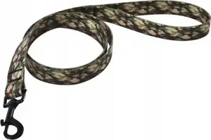 Leash barry king waterproof PVC camouflage 2.5 cm × 120 cm for dogs