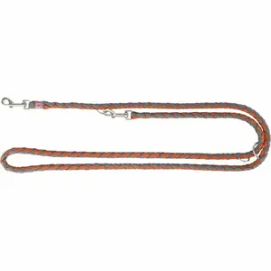 Standard dog/cat lead Trixie 2 m, 1.2 cm strap, Graphite/Red