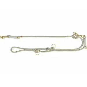 Поводок Trixie Soft Rope XS/S 2 м серый — мягкий канатный поводок для мелких собак
