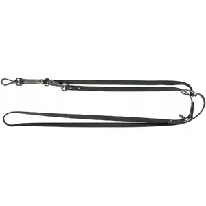 Trixie leash CityStyle L/XL 2 m black — fabric tape leash for large dogs