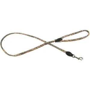 Leash for dog barry king CHEETAH round 6 mm × 120 cm, woven rope leash with cheetah pattern