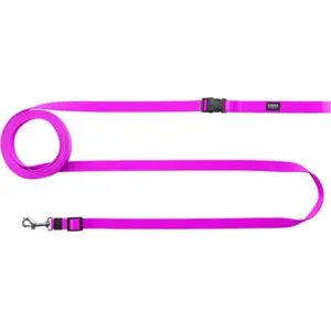 Leash with Hip Belt Chaba 20 mm x 4 m, fuchsia — walking leash with waist strap