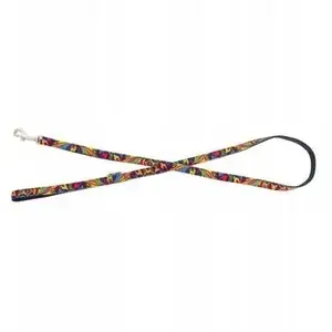 Leash barry king BK-18831 for dogs, polypropylene tape 16 mm x 120 cm, navy with Picasso pattern