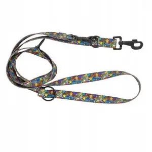 Adjustable Dog Lead barry king Dream Party 20 mm width, 220 cm length