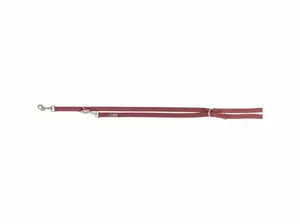 Dog leash Trixie Premium M/L 2 m, red — durable lead for walking