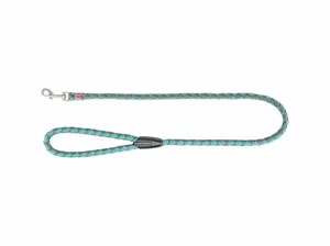 Leash Trixie Cavo L/XL 1 m gray-blue — braided rope leash for large dogs