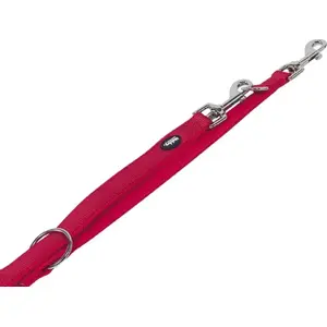 Leash Nobby CLASSIC PRENO adjustable L–XL 200 cm, width 25–35 mm, red
