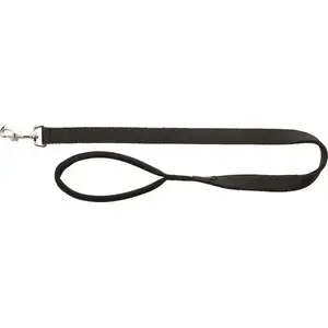 Leash Trixie Smycz Premium M–L 1.80 m × 20 mm black — dog leash