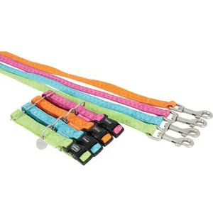 Dog leash ZOLUX Mac Leather 10 mm × 1.2 m, green — leather lead for walking