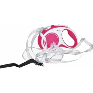 Retractable dog leash Flexi New Comfort S, tape 5 m, red