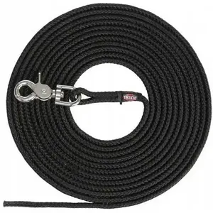 Training Long Line 20 m, Trixie — 20m black training line for dog recall and obedience