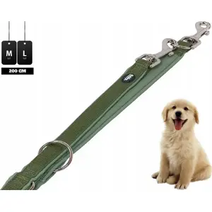 Leash Nobby Classic Preno, regular M-L, olive, 200 cm length, 20–25 mm width