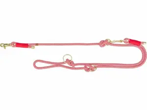 Поводок Trixie Soft Rope XS/S 2 м красный — шнур, мягкая ручка, для мелких собак