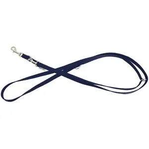 Adjustable dog leash Barry King BK-17941, navy, size M-L, 20 mm x 2 m