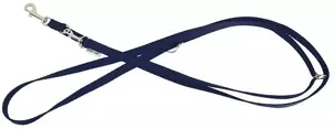 Adjustable dog leash Barry King Classic navy XS 10 mm width × 2 m length