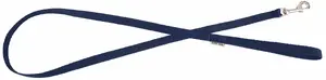 Leash Pets Collection Classic for dogs, navy, size XS-S, 16 mm × 1.2 m